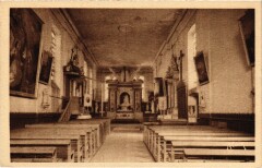 Chessy Interieur de l'Eglise Saint-Nicolas à Chessy