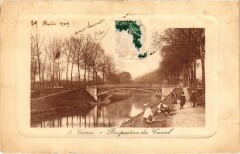 Vaires-sur-Marne Perspective du Canal à Vaires-sur-Marne