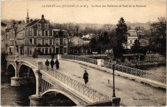 La Ferte-Sous-Jouarre Pont des Pelletiers et Cafe de la Terrasse à Jouarre