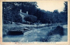Villeparisis Le Canal et la Maison du Garde à Villeparisis