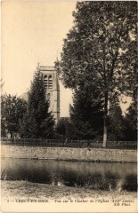 Crecy-en-Brie Vue sur le Clocher de l'Eglise