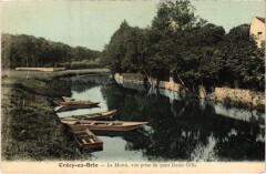 Crecy-en-Brie Le Morin - Vue prise du Pont Dame Gille