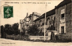 Crouy-sur-Ourcq La Tour - Vue prise sur la Route à Crouy-sur-Ourcq
