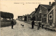 Crisenoy Les Ecoles et Route des Noyers à Crisenoy