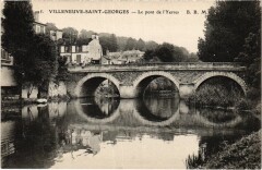 Villeneuve Saint-Georges Le pont de l'Yerres à Villeneuve-Saint-Georges