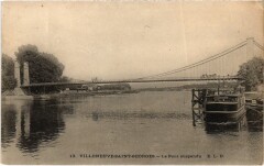 Villeneuve Saint-Georges Le Pont suspendu à Villeneuve-Saint-Georges
