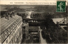 Vincennes vue panoramique de la Caserne à Vincennes