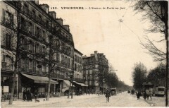 Vincennes Avenue de Paris au fort -
																					94300 Vincennes
																			
