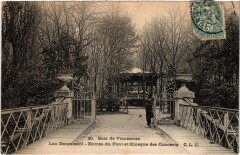Vincennes Lac Daumesnil Entree du Pont et Kiosque à Vincennes