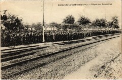 Camp de La Valbonne Depart des Reservistes France