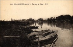 Villeneuve le Roi vue sur la Seine à Villeneuve-le-Roi