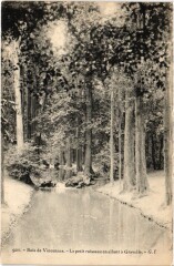 Bois de Vincennes - Le petit ruisseau en allant à Gravelle à Paris