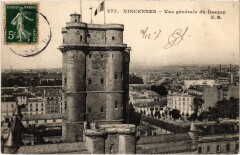 Vincennes vue generale du Donjon à Vincennes