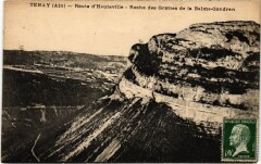 Tenay Route d'Hauteville France à Tenay