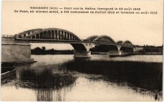 Thoissey Pont sur la Saone France à Thoissey