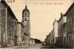 Bage le Chatel Rue de l'Eglise France