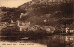 Vue du Canal, entree de Chanaz France