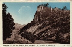 Montreal Pic sur lequel etait construit le Chateau France