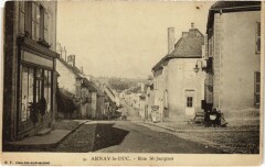Arnay le Duc Rue Saint-Jacques France