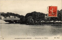 Villeneuve Saint-Georges Embouchure de l'Yerre à Villeneuve-Saint-Georges