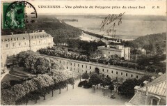 Vincennes vue generale du Polygone à Vincennes
