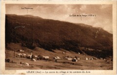 Lelex Le centre du village France