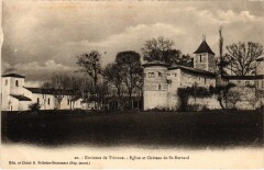 Environs de Trevoux Eglise et Chateau de St.Bernard France