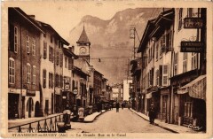 St.Rambert en Bugey La Grande Rue et le Canal France