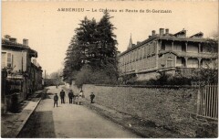 Amberieu Le Chateau et Route St.Germain France