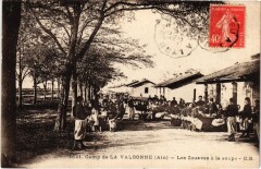 Camp de La Valbonne Les Zouaves a la soupe France