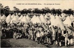 Camp de La Valbonne Un groupe de Tentes France