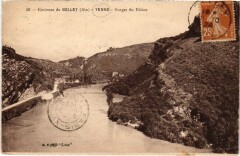 Yenne Gorges du Rhone France