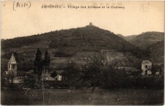 Amberieu Village des Allimes et le Chateau France