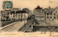 Lagny-sur-Marne Pont de Fer et la Ville à Lagny-sur-Marne