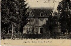 Longueville Chateau de Besnard - La Facade à Longueville
