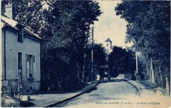 Mery-sur-Marne Le Pont et l'Eglise