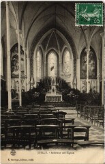 Juilly Interieur de l'Eglise à Juilly
