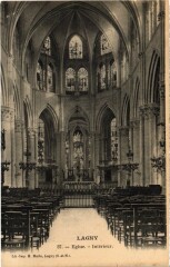 Lagny-sur-Marne Interieur de l'Eglise à Lagny-sur-Marne