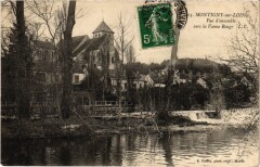 Montigny-sur-Loing Vue d'Ensemble vers la Vanne Rouge à Montigny-sur-Loing