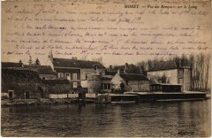 Moret-sur-Loing Vue des Remparts sur le Loing