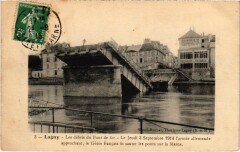 Lagny-sur-Marne Les Debris du Pont de Fer à Lagny-sur-Marne