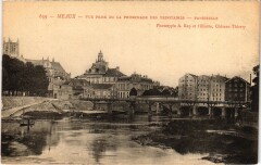 Meaux Vue prise de la Promenade des Trinitaires à Meaux