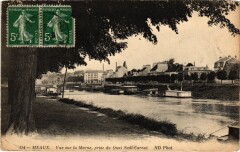 Meaux Vue sur la Marne prise du Quai Sadi-Carnot à Meaux