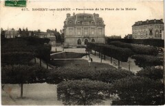 Nogent sur Marne panorama de la Place de l a Mairie à Nogent-sur-Marne