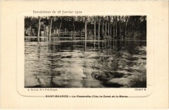 St Maurice La Passerelle le Canal et la Marne -
													94 Val de Marne
												