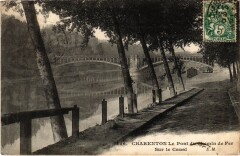 Charenton Pont du Chemin de Fer sur le Canal