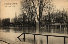 Joinville Inondations de 1910 Ile Fanac