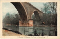 Nogent sur Marne Le Viaduc et l'Ile des Loups à Nogent-sur-Marne