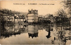 St Maurice La Passerelle sur le Canal