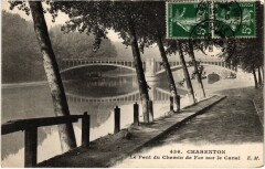 Charenton Pont du Chemin de Fer sur le Canal